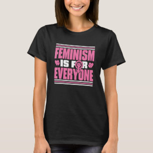 フェミニズムはすべての人のために、女性の権利とフェミニン Tシャツ