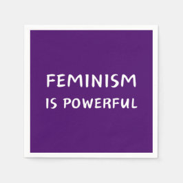 フェミニズムは強い スタンダードカクテルナプキン