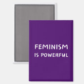 フェミニズムは強い マグネット (正面/裏面)