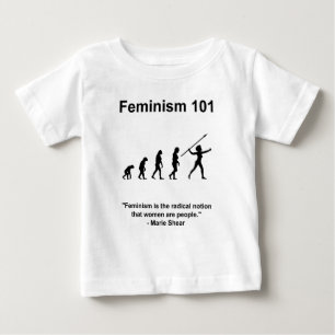 フェミニズムは根本的な概念です ベビーTシャツ