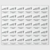 フェミニズムは根本的な概念です ラッピングペーパー (フラット)