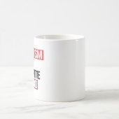 フェミニズムは私のお気に入りのなF単語はです- - コーヒーマグカップ (中央)