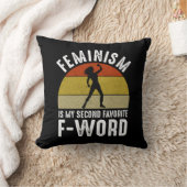 フェミニズムは私のお気に入りの第二のFワードである クッション (ブランケット)