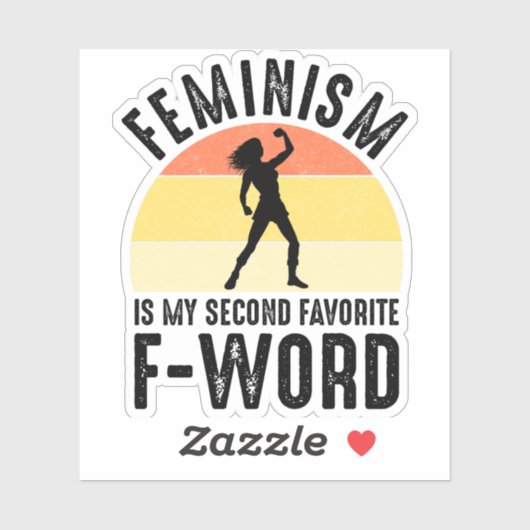 フェミニズムは私のお気に入りの第二のFワードである シール (シート)
