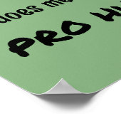 フェミニズムインスパイア・人間主義引用文 ポスター (角)