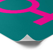 フェミニズムポップ・アートの芸術 ポスター (角)