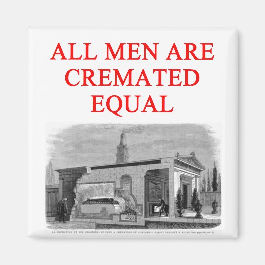 フェミニズム女性のジョーク マグネット (正面)