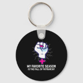 フェミニズム女性エンパワーメントPro-choice Pro Abortio キーホルダー (正面)