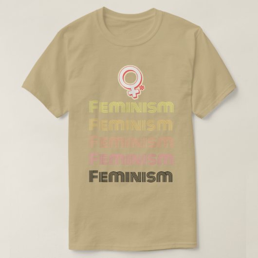 フェミニズム女性主義フェミニズム1139 Tシャツ (デザイン正面)