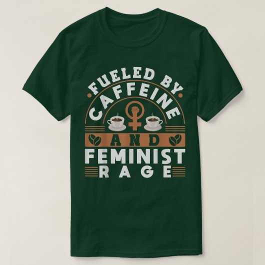 フェミニズム女性権利女性のエンパワーメントはBを煽った Tシャツ (デザイン正面)