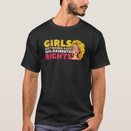 フェミニズム女性権威付きジェンダーガールズ1 Tシャツ (正面)
