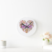 フェミニズム女性解放強い女性エンパワーメント女性解放運動 ラウンド壁時計 (ホーム)