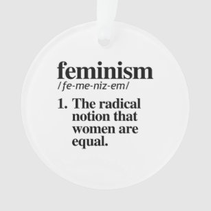 フェミニズム定義 オーナメント