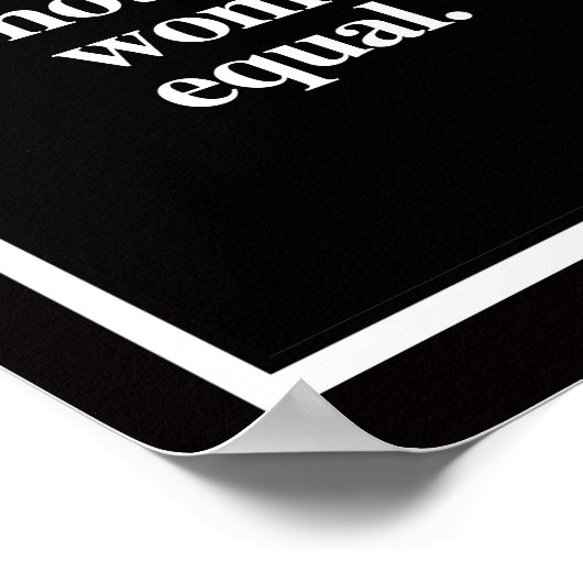 フェミニズム定義 – 次のような根本的な概念 ポスター (角)