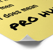 フェミニズム引用文プロの人間類型 ポスター (角)