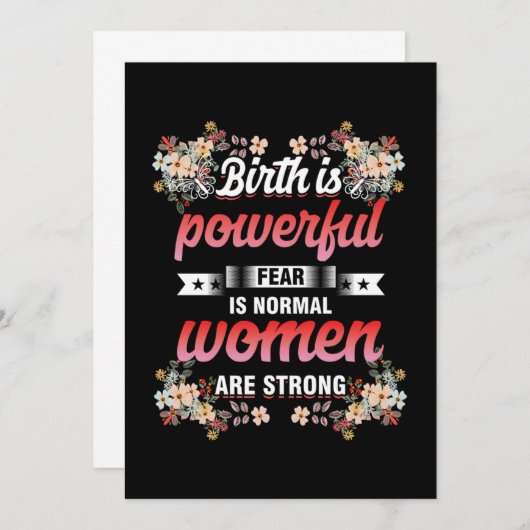 フェミニズム男女平等フェミニスト誕生はPo 招待状 (正面/裏面)