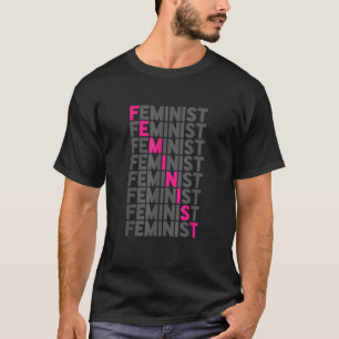 フェミニズム男女平等フェミニズム活動家女性R Tシャツ