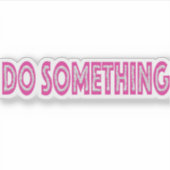 フェミニズム的な政治的メッセージを行う シール (正面)