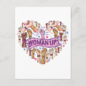フェミニズム フェミニスト 強い女性 エンパワーメント フェミニズム エンクロージャーカード (裏面)