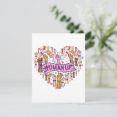 フェミニズム フェミニスト 強い女性 エンパワーメント フェミニズム エンクロージャーカード (スタンド正面)