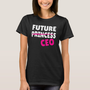 フェミニズム・フェミニズム未来プリンセスCEOガールボスFem Tシャツ