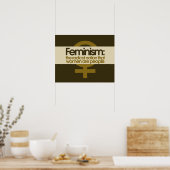 フェミニズム ポスター (キッチン)