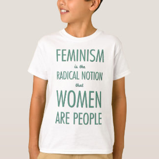 フェミニズム: 女性が人々であること根本的な概念 Tシャツ