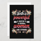 フェミニズム 性別平等 フェミニスト 誕生 ポ 招待状 (正面/裏面)