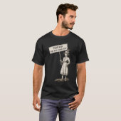 フェミニズム 男性の時代は終わりました Tシャツ (正面フル)