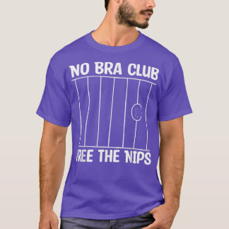 フェミニズムNoブラクラブフリーザニップス Tシャツ