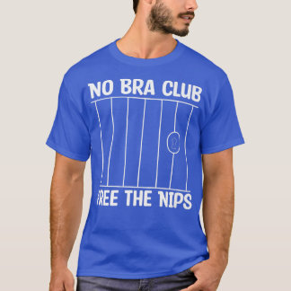 フェミニズムNo Bra Club Free The Nips1300 Tシャツ
