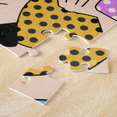 フェミニポップ・アートのストアートが女性の平等を支えるレトロ ジグソーパズル (側面)