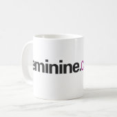 フェミニンで集合的なマグ コーヒーマグカップ (正面左)