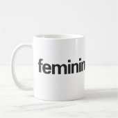 フェミニンで集合的なマグ コーヒーマグカップ (左)