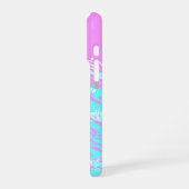フェミニンなパターンデザイン iPhoneケース (左側面)
