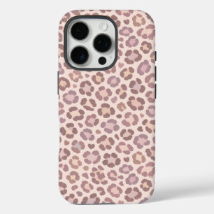 フェミニンなヒョウ柄 iPhone 16 PROケース