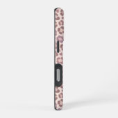 フェミニンなヒョウ柄 iPhoneケース (右側面)