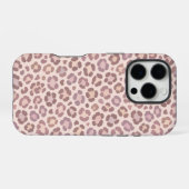 フェミニンなヒョウ柄 iPhoneケース (裏面横)