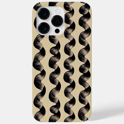 フェミニンなヘアスタイリッシュモダン Case-Mate iPhoneケース (裏面)