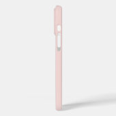 フェミニンなモノグラム入りレターデザイン ミスティーローズ Case-Mate iPhoneケース (裏面 / 左)
