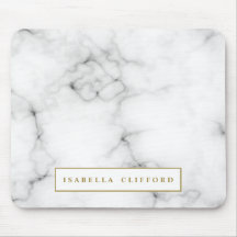 フェミニンなロゴの専門の白くおよび黒い大理石