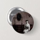 フェミニンな幽霊 缶バッジ (正面&裏面)