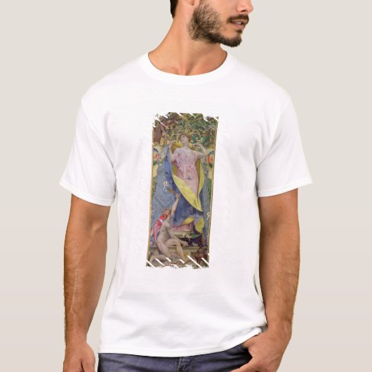 フェミニンな洗面所(パネル) Tシャツ (正面)