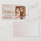 フェミニンな渦巻 名刺 (正面/裏面)