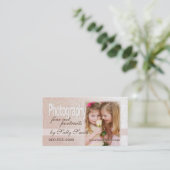 フェミニンな渦巻 名刺 (スタンド正面)