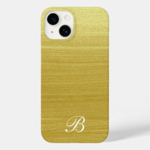 フェミニンイニシャル絵を描金ゴールド Case-Mate iPhone 14ケース