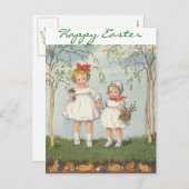 フェミニンイースターカード シーズンポストカード (正面/裏面)