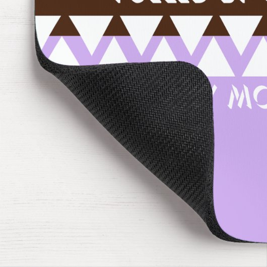 フェミニンストライプのタイポグラフィ | コーヒーママ引用文 マウスパッド (コーナー)