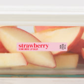 フェミニンピッモダンクガーリーメイクアップ口唇バーム管 ラベル (貼付)