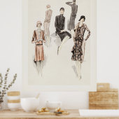 フェミニンファッション ポスター (キッチン)